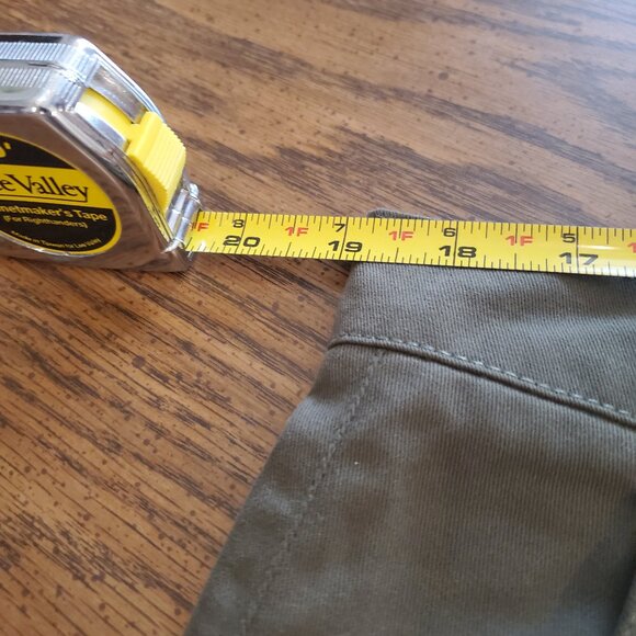 BNWT Aeropostale Reflex Twill Men's Olive Shorts Sz 36 - Picture 8 of 10